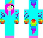 blue rainbow unicorn