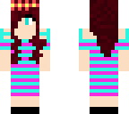 cute stripy dress girl