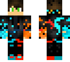 fire and ice hoodie boy