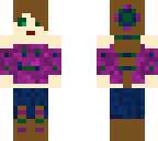 green and brown and blue and purple and stuff