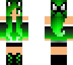 green cat girl