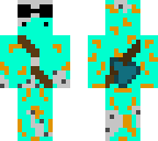 half cyborg armed gecko