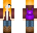 i made it have a purple backpack 