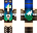 miner girl with tail