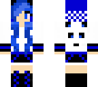 panda blue girl
