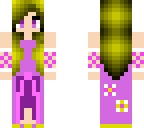 purple and yellow tulip girl