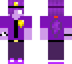 purple guy with hat