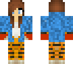 winter tiger girl