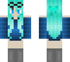 blue girl