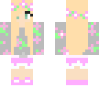 fixed pink flower girl