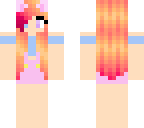 pastel sunset girl