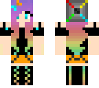 rainbow beanie girl