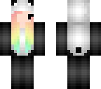 rainbow panda chibi edit