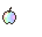 rainbow pastel apple