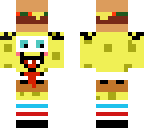 spongebob holding crabby-patty