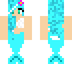 teal mermaid
