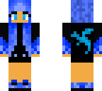 the girl with the blue dragon hoodie