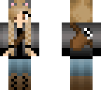 wolf skin archer girl