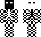 black and white