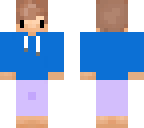 blue hoodie