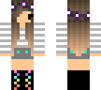 chibi striped blouse