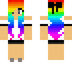 cute rainbow girl