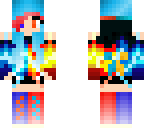 fire and ice element girl