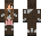 girl in a cow costume