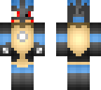 lucario pokemon onesie for flarefritz