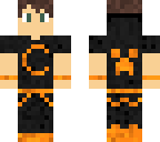orange c creeper hoodie