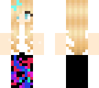paint spattered pants girl
