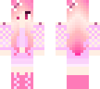 pink cute ribbon girl