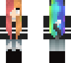 rainbow cat girl