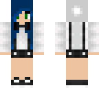 sassy blue haired girl