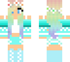 beautiful blue ombre girl