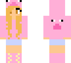 blonde piggy