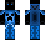 blu on black with shoes