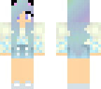 blue cat girl