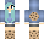 blue cookie girl