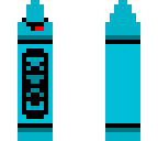 blue crayon