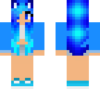 blue girl