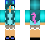 blue haired michi