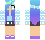 blue pastel girl