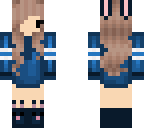 chibi blue bunny