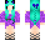 chibi blue haired girl