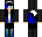 cool blue girl