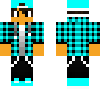 cool blue plad boy