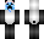 creeper blue panda skin