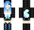 cute blue girl