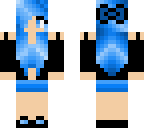 cute girl blue